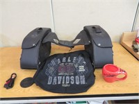 Motor Cycle Saddle Bags & Large H-D Jacket++