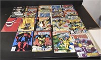 Lot of DC and Marvel's Wolverine Comics & Casings