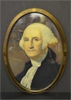 Antique Oval Frame George Washington Frame