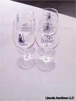 Set of 4 trilogy wine glasses