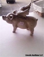 Ceramic flying pig