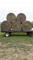 4.5'x4' round bales-grass hay