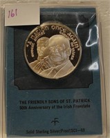 1972 FRIENDLY SONS OF ST. PATRICK SILVER PROOF