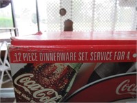 Coca Cola Plates Service for 4 (12PCS)
