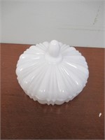 White Glass Candy Dish