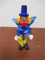 Murano Style Hand Blown Glass Clown