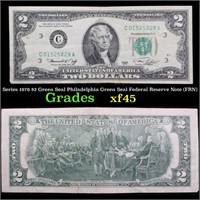 Series 1976 $2 Green Seal Dallas Green Seal Federa