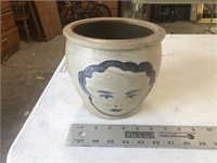 H.COWDEN CROCK WITH DECORATION FACE