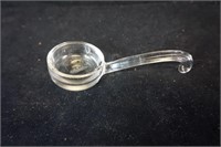 Depression Clear Glass Ladle