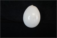 Art Glass White Egg