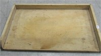 Antique Baker's Wooden Work Tray