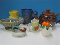 Brown Betty Style Tea Pot Lot