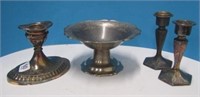 Silverplate Candle Stick Holders