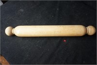Vintage Wooden Rolling Pin with Round Handle