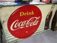 Drink Coca-Cola metal sign