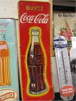 Buvez Coca-Cola metal sign (1951)