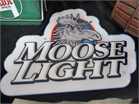 Mooselight lighted sign