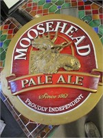 Moosehead Pale Ale double sided hanging sign