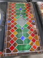 6 - stained glass style panels