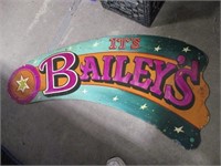 Its Baileys - dbl sided metal sign-painted