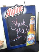 Alpine notice board