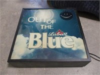 Out of the Blue lighted sign