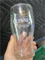 Box w/ 10 Guinness beer glasses