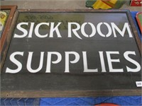Sick room supplies