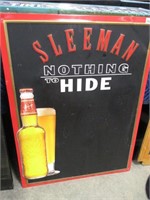 Sleeman noticeboard- metal