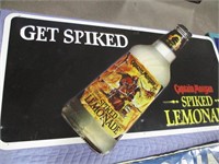 Captain Morgan Spiked Lemonade sign