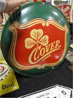 Clover Brand (1962) 26" round metal sign