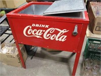 Vintage Coca-Cola drop-in cooler w/ opener