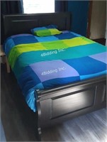 Queen Size IKEA Bed w/ Headboard & Foot Board-1
