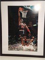 Framed Michael Jordan Photograph 19X16