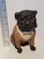 Chalkware Bulldog Figurine