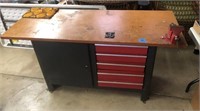 5' work bench and small vice