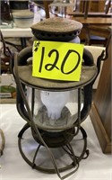 Old RR lantern switched to electric