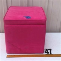 Pink foot stool