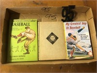 3 Vintage Baseball books