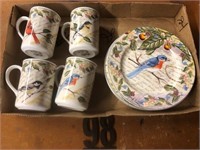 Luncheon set Morning Song dishes set of 4