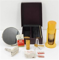 Vintage Razors Items: Gillette Razor, Brush