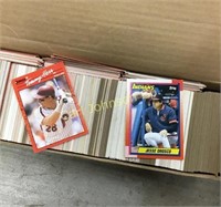 BOX OF BASEBALL CARDS