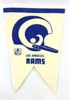Vintage Los Angeles Rams Double Point Felt Pennant