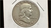 1954-D Franklin Half Dollar Coin