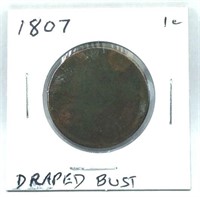 1807 Draped Bust One Cent Coin