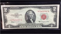 1953-C Red Seal Two Dollar Bill
