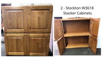 2 pc. Stockton W3618 Cabinets