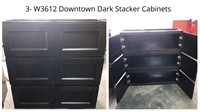 3pc Downtown Dark W3612 Stackers