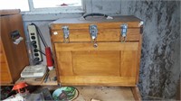Wood Machinist Tools Cabinet & Contents