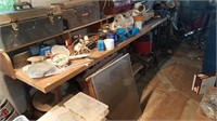 Large Work Bench & Contents
